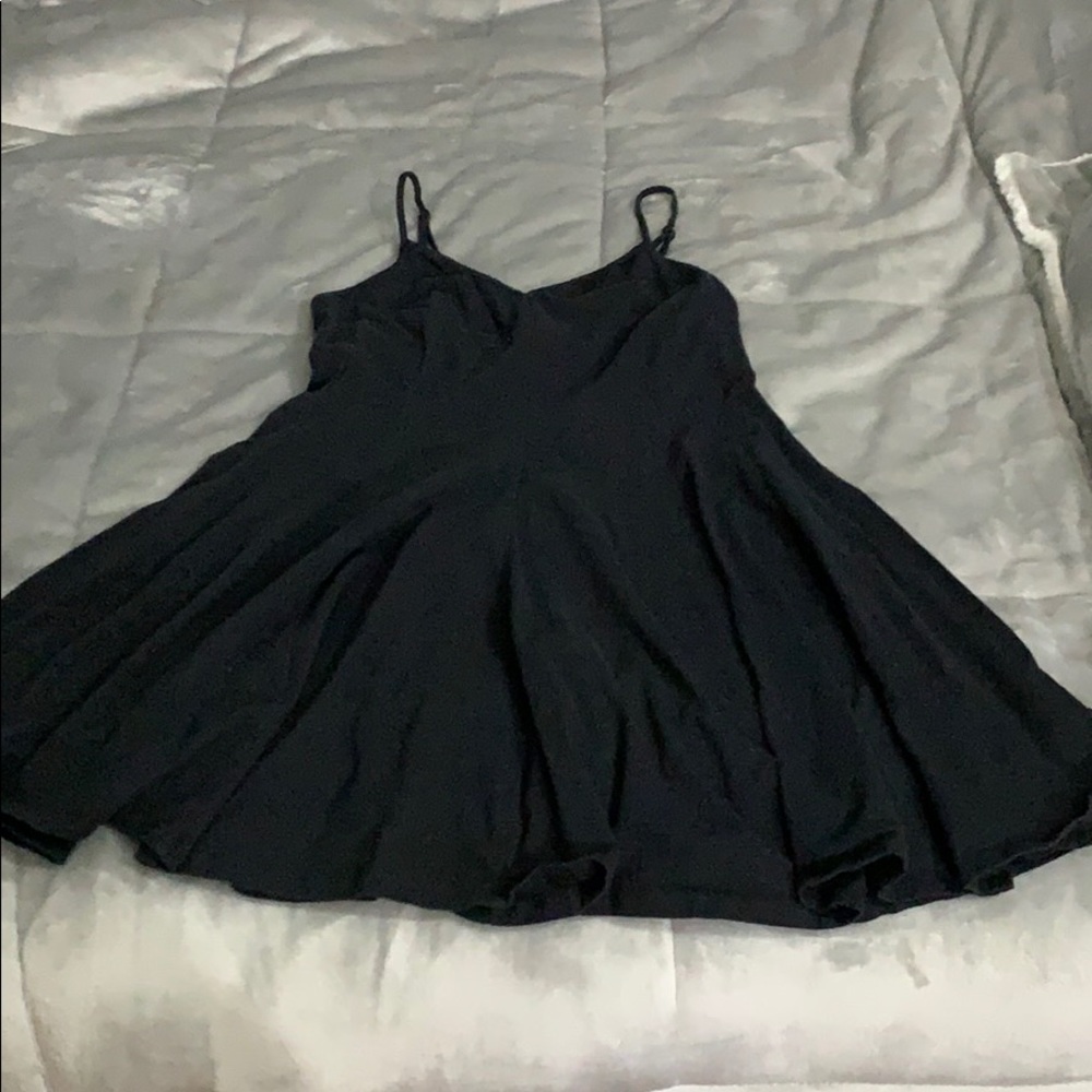 Black Short Cotton Dress